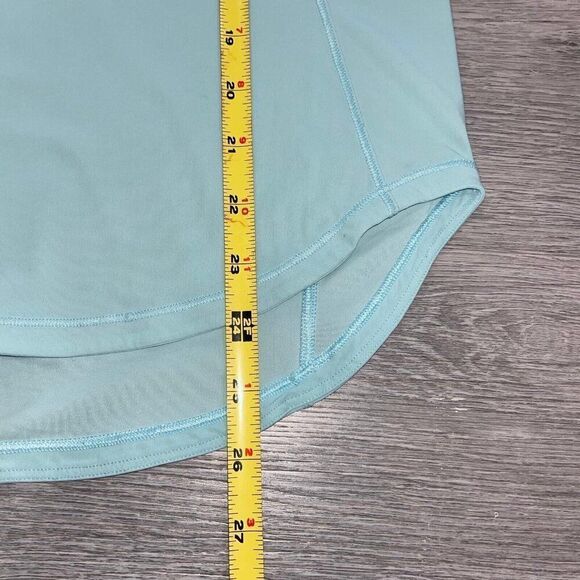 Lululemon Sculpt Tank Top Women's 2 ? Blue Mesh Sleeveless Training Yoga Workout - Picture 6 of 6